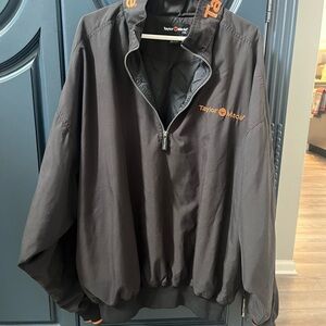 TaylorMade Black and Orange Windbreaker